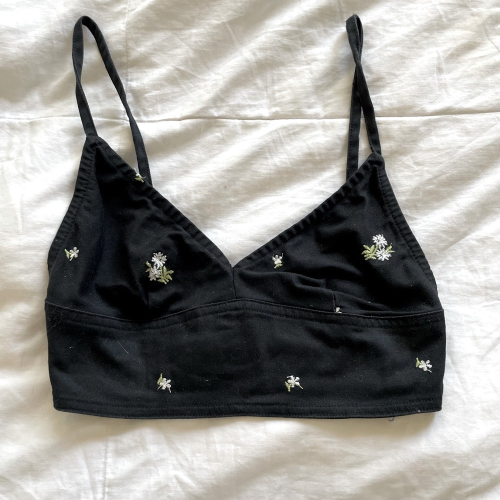 Urban Outfitters floral crop top